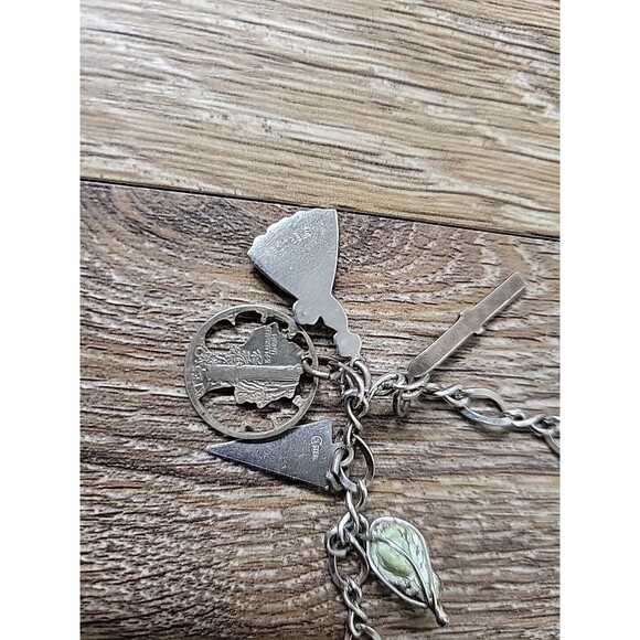 Vintage Sterling Silver 925 Loaded 11 Charms Bracelet 22g Unique Collection - Picture 11 of 14